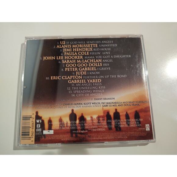 City of Angels Soundtrack CD U2, Hendrix, Goo Goo Dolls, Morissette, McLachlan - Picture 2 of 4